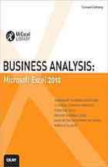 Business analysis with Microsoft Excel 2010