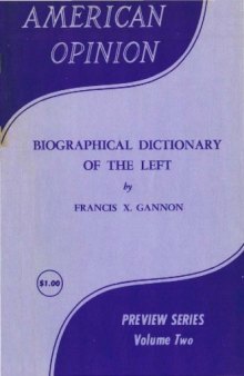 Biographical dictionary of the left