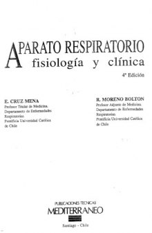 Aparato respiratorio : fisiología y clínica