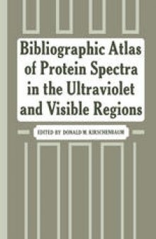 Bibliographic Atlas of Protein Spectra in the Ultraviolet and Visible Regions