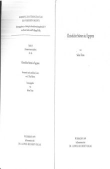 Christliche Statten in Agypten (Beihefte zum Tubinger Atlas des Vorderen Orients : Reihe B) (German Edition)