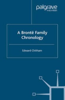A Brontë Family Chronology