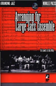 Dick Lowell and Ken Pullig - Arranging For Large Jazz Ensemble (Berklee Press; Book + CD)