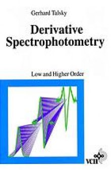 Derivative spectrophotometry : low and high order