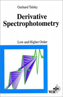 Derivative Spectrophotometry: Low and Higher Order