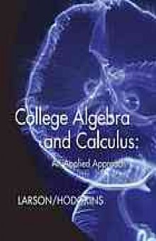 College algebra and calculus : an applied approach