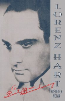 Lorenz Hart: A Poet on Broadway