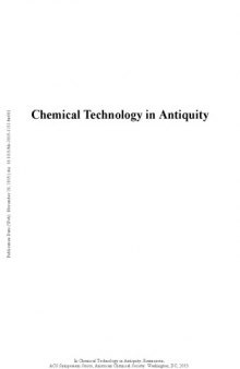Chemical technology in antiquity