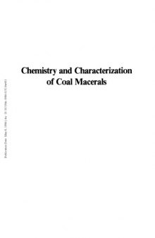Chemistry and Characterization of Coal Macerals