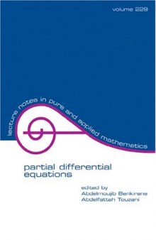 Partial differential equations: proceedings of the international conference held in Fez