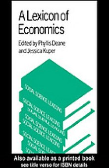 A Lexicon of economics