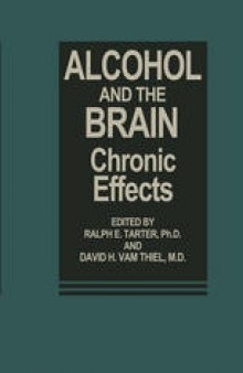 Alcohol and the Brain: Chronic Effects