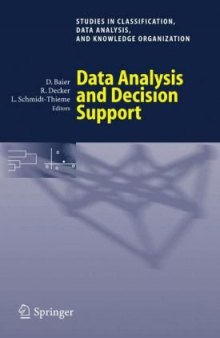 Data Analysis and Decision Support D Baier et al