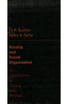 Kinship and social organization: an introduction to theory and method