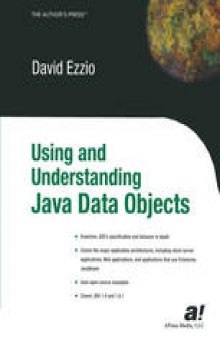 Using and Understanding Java Data Objects