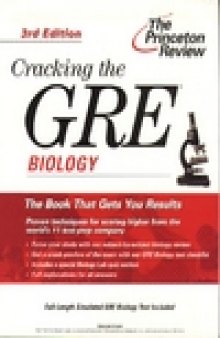 Cracking the GRE Biology