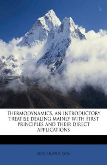 Thermodynamics: an introductory treatise