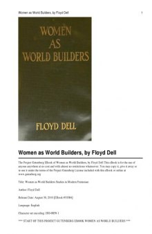 Women as World Builders...