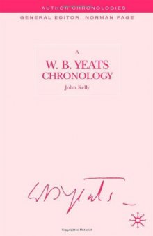 A W.B. Yeats chronology