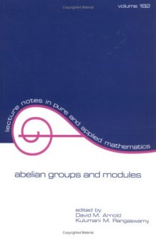 Abelian Groups and Modules