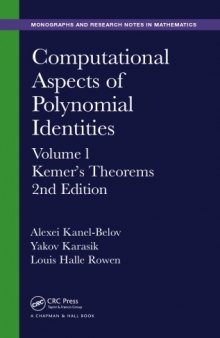 Computational aspects of polynomial identities. Volume l, Kemer's Theorems
