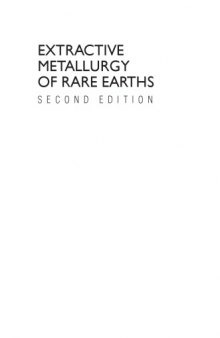 Extractive metallurgy of rare earths