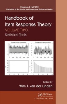Handbook of item response theory. Volume two, Statistical tools