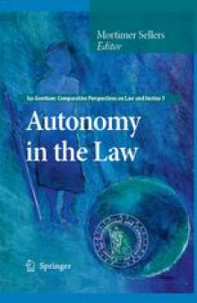 Autonomy: In the Law