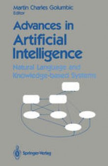 Advances in Artificial Intelligence: Natural Language and Knowledge-based Systems