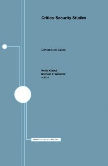 Critical Security Studies: Concepts and Cases (Borderlines series)