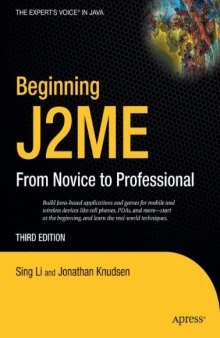 Beginning J2ME, 3rd Edition: From Novice to Professional