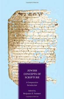 Jewish Concepts of Scripture: A Comparative Introduction
