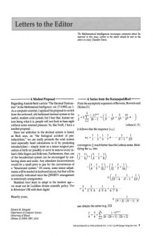 [Journal] The Mathematical Intelligencer. Vol. 17. No 3