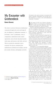 [Journal] The Mathematical Intelligencer. Vol. 37. No 1