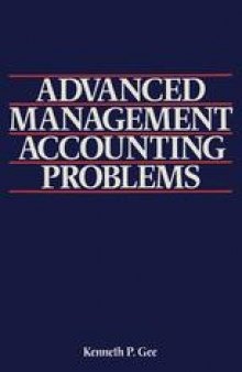 Advanced Management Accounting Problems