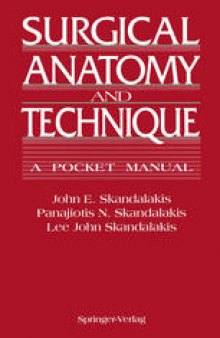 Surgical Anatomy and Technique: A Pocket Manual