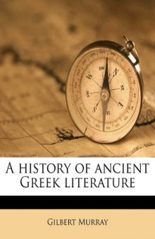 History Of Ancient Greek Literature