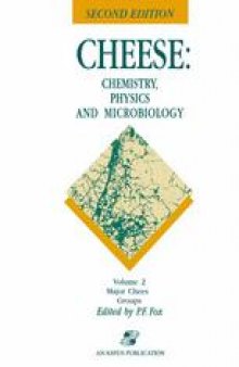 Cheese: Chemistry, Physics and Microbiology: Volume 2: Major Cheese Groups