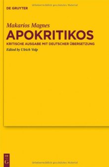 Apokritikos: Kritische Ausgabe mit deutscher Übersetzung