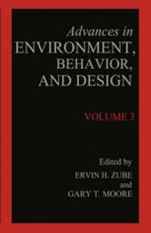 Advances in Environment, Behavior, and Design