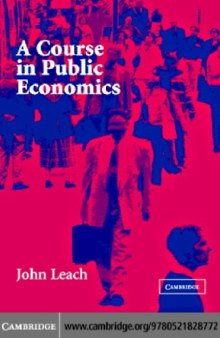 A course in public economics