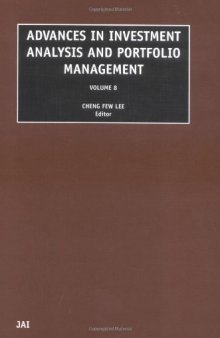 Advances in Investment Analysis and Portfolio Management, Volume 8, Volume 8  