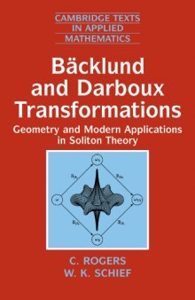Baecklund and Darboux transformations