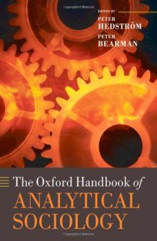 The Oxford Handbook of Analytical Sociology