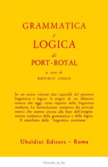 Grammatica e Logica di Port-Royal