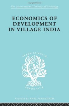 Ils 59 The Sociology of Development: Econ Dev Village India  Ils 59