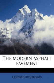 The modern asphalt pavement