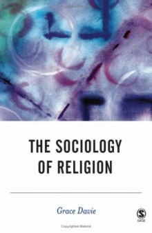 The Sociology of Religion (BSA New Horizons in Sociology)