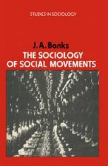 The Sociology of Social Movements