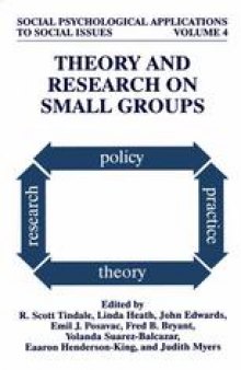 Theory and Research on Small Groups